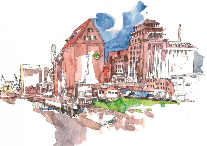 Urban Sketching - im Winter