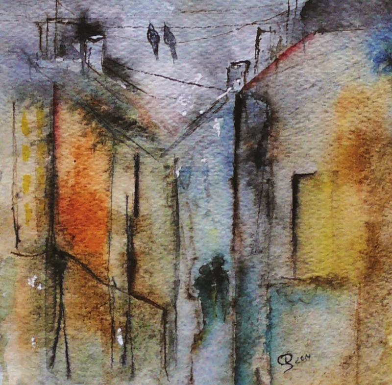 Aquarell abstrakt